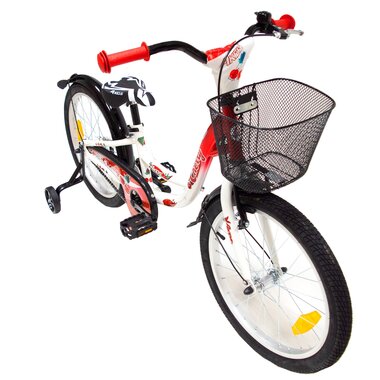 4KIDS Cherry 20" with coaster brake size 9.5" (24 cm) (steel, red/white)