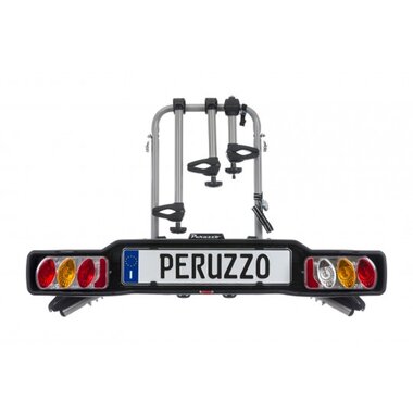 Autobagažinė Peruzzo Parma 4 dviračiam ant grąžulo (plienas, atlenkiama)