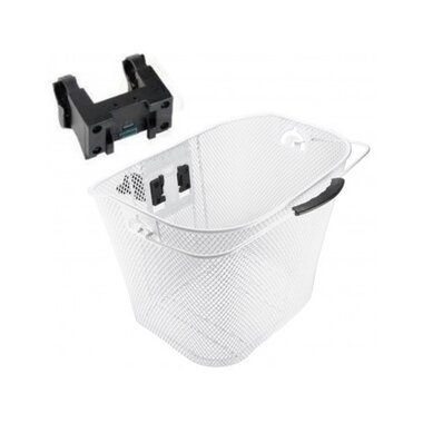 Bag on handlebar, with quick release holder, 34x25x26cm (white)