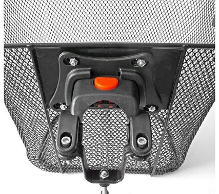 Bag on handlebar with removable holder, 34x25x26cm, metal (black)