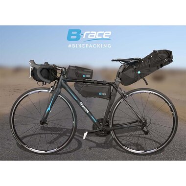 Dviračio krepšys B-Race Bikepacking ant balnelio stovo, 10l