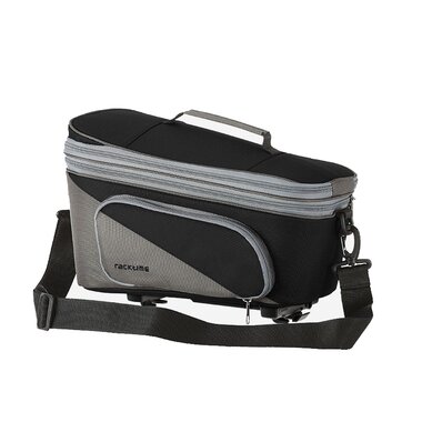 Krepšys Racktime Talis Plus 2.0 ant bagažinės, snap-it 2, 8l+7l (juodas)