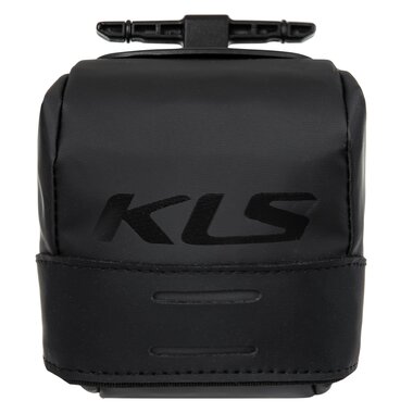 Dviračio krepšys po balneliu KLS String T-system, 1l (juodas)