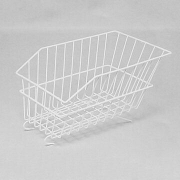Basket on rear carrier BONIN 330x220x160mm (white)