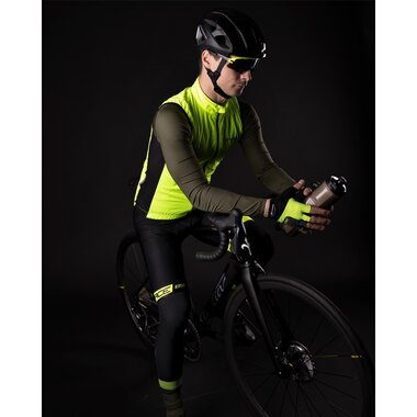 Bibshorts FORCE B51 with padding (black/fluorescent) S