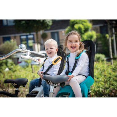 Bicycle child seat QIBBEL Air on rear carrier (turquoise)