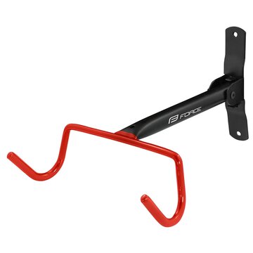 Bicycle hanger FORCE WALLIE, mounted on the wall (steel, black)