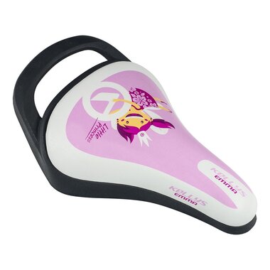 Bicycle saddle for children KLS Emma, with a hadle (pink)