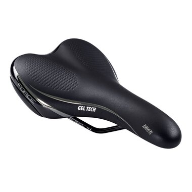 Bicycle saddle FORCE Comfort GelTech 270x160mm (black)
