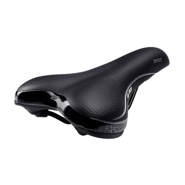 Bicycle saddle FORCE Comfort GelTech 270x160mm (black)