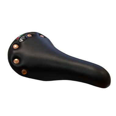 Bicycle saddle Monte Grappa Italy 275x155mm (black)