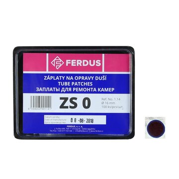 Bonding-patch FERDUS ZS0 round 16mm