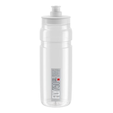 Bottle 750ml ELITE FLY (clear) with grey logo