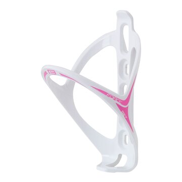Bottle cage FORCE Get (plastic, white/pink)