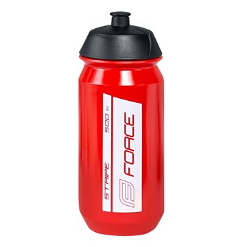 Bottle FORCE Stripe 0,5l (red/white)