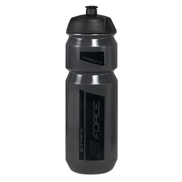 Bottle FORCE Stripe 0,75l (black)