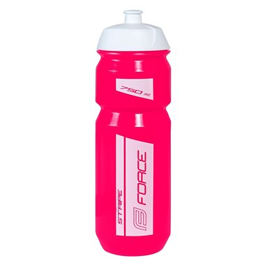 Bottle FORCE STRIPE 750ml (pink/white)