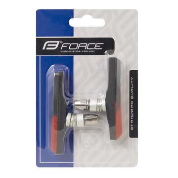 Brake shoes FORCE One-off 70mm (black/red)