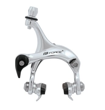 Brakes for road bicycle FORCE 43-57mm front+rear (aluminium, silver)