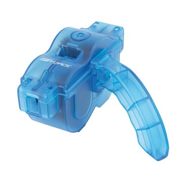 Chain cleaner FORCE plastic, blue, with handle
