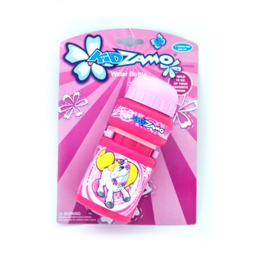 Детская бутылка с держателем KidZamo Star 300ml (розовый)