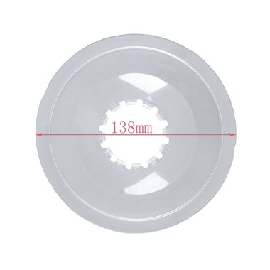 Cover for freewheel / cassette XL-H02 138 mm, transparent