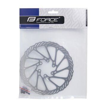 Disc brake rotor FORCE-2 160 mm, 6 holes (silver)