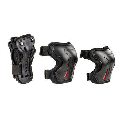 Elbow / knee / palm protector kit SFR ESSENTIALS TRIPPLE PAT SET L