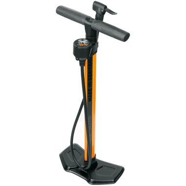 Floor pump SKS Air Worx 10.0 with manometer (orange)