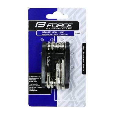 Folding tool kit Force ECO, 11 functions