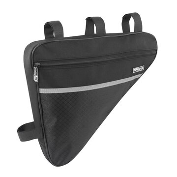 Frame bag FORCE Large Eco 2,5l (black/grey)