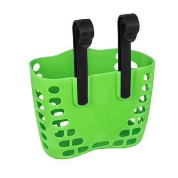 Front basket FORCE (plastic, green)