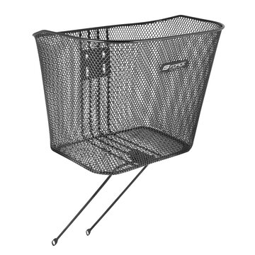 Front basket FORCE with holder and stays (black)