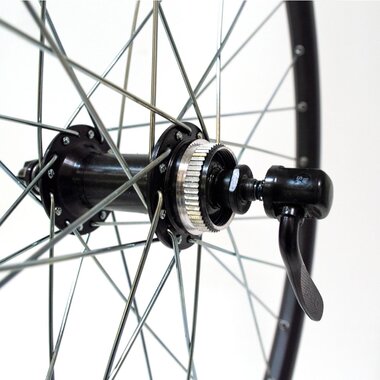 Front wheel 26" Stars Circle J19SE rim, TX505 hub, 32H, for disc brakes with quickrelease
