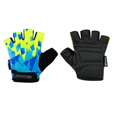 Gloves Force ANT (blue/fluorescent) S
