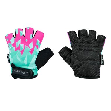 Gloves Force ANT (turquoise/pink) M
