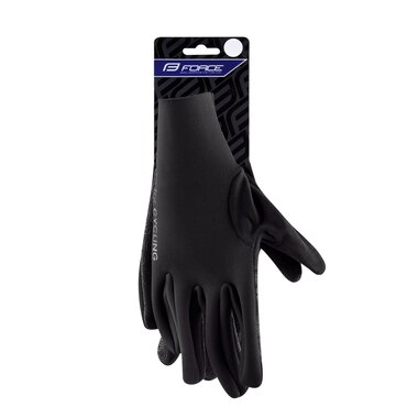 Gloves FORCE ASPECT neoprene L (black)