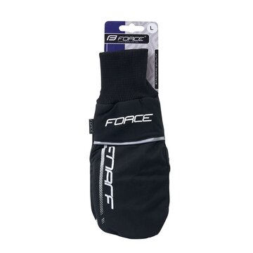 Gloves FORCE Cover winter (black/white) size XL