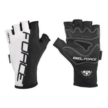 Gloves FORCE DOTS (white/black) S