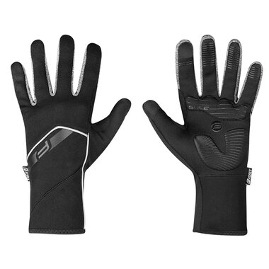 Gloves FORCE GALE softshell (black) XL