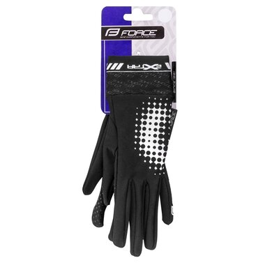 Gloves FORCE KID Extra (black) L