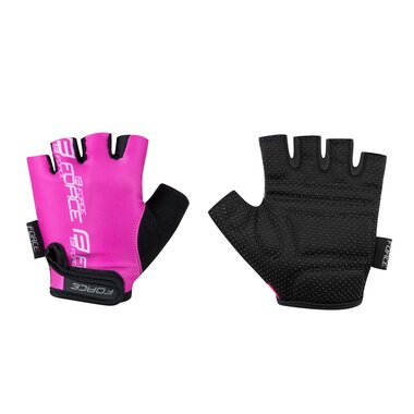 Gloves FORCE Kid II (black/pink) L