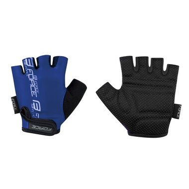 Gloves FORCE Kid II QUALITY (black/blue) L