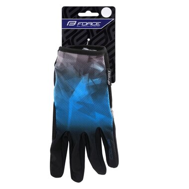 Gloves FORCE MTB CORE (blue) XL