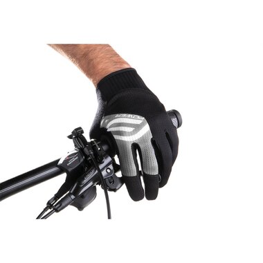 Gloves FORCE MTB Power (grey/black) L