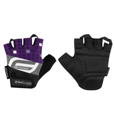 Gloves FORCE Square Lady, S (purple)