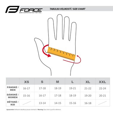 Gloves FORCE Square (mint) XL