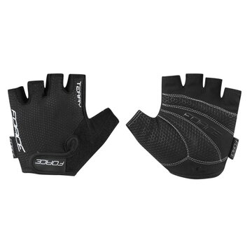 Gloves FORCE Terry (black) size XL