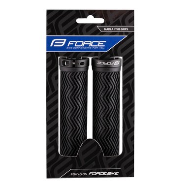 Grips FORCE Rubber with locking (black) 