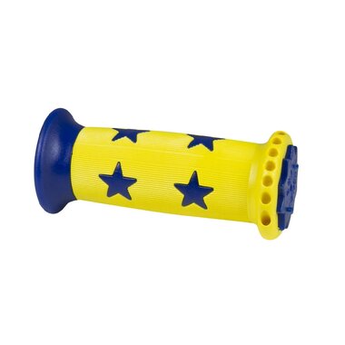 Grips STAR rubber kids OEM (yellow/blue) 90mm